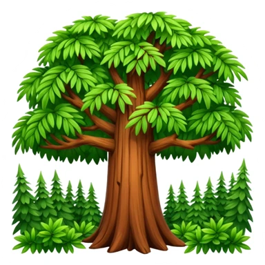 Redwood,Foliage sticker