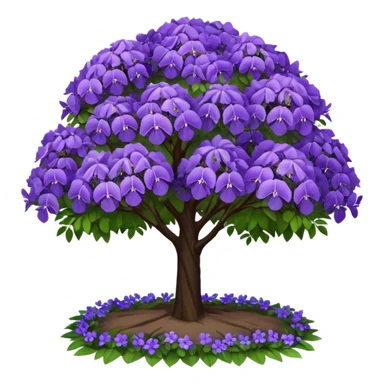 Jacaranda Tree sticker