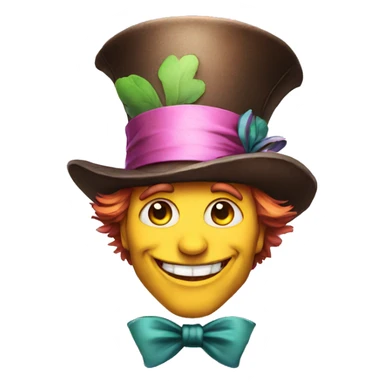 mad hatter sticker