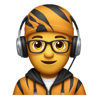 Tiger gamer with the formula theme sticker