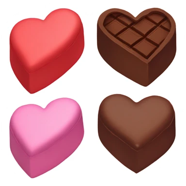 heart chocolate box sticker
