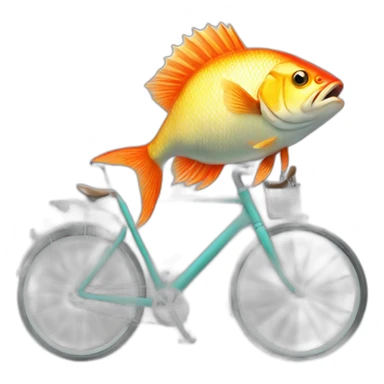 fish with a bycicle sticker