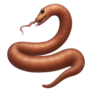 earthworm sticker