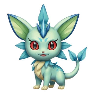 Meowscarada-Celebi-Vaporeon-Sprigatito-Litten-Pokémon (full body) sticker