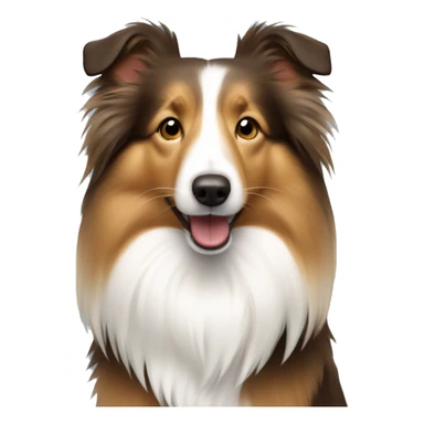 Sable sheltie sticker