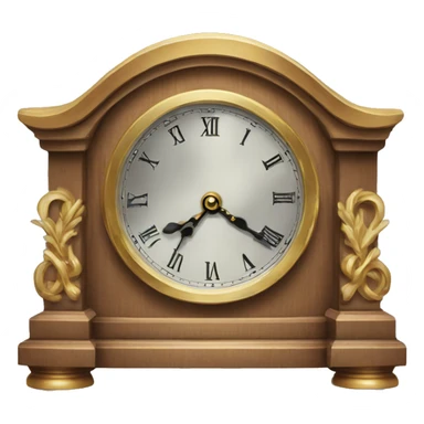mantel clock sticker