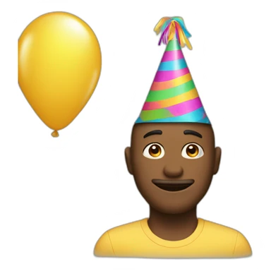 party hat human from Ohio sticker