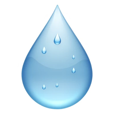 The drops is White  sticker