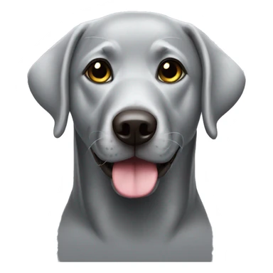 Silver lab  sticker