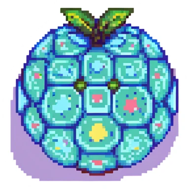 character named Glorp, playful and quirky, unique shape, bright colors sticker