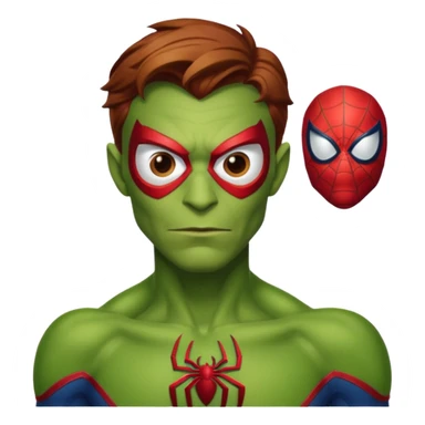 Spiderman's Green goblin classic sticker
