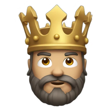 Clash royal king sticker