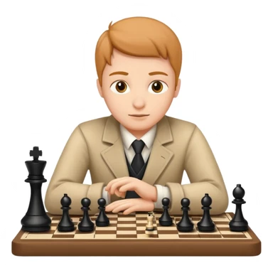 Player with chess clock, Chess club. sticker