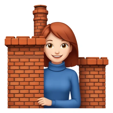 Hot Female on a chimney sticker