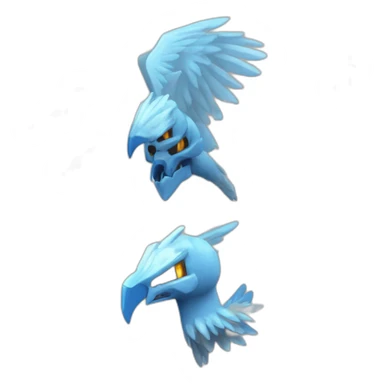 head cranial ice skull Articuno pokemon pixelmon Minecraft delegate sticker