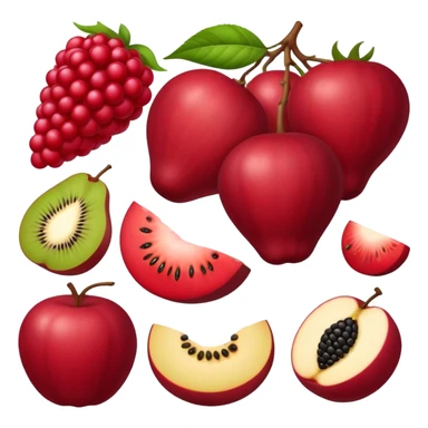 Framboesa  fruta sticker