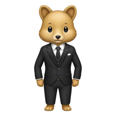 Animal in Formal Attire sticker