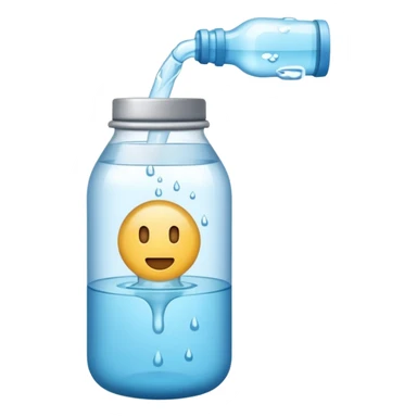 Botella de agua sticker