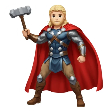 Thor full body sticker