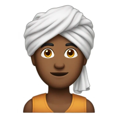 guy with turban sticker