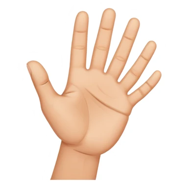 hand sign number 1 - 9 sticker