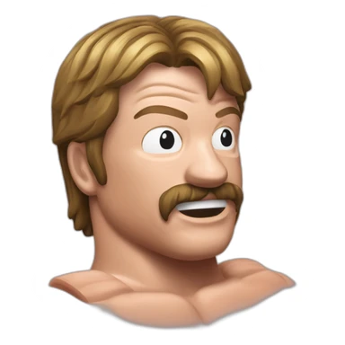 Rowdy Roddy Piper WWF sticker