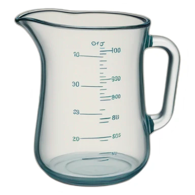 Measuring jug pyrex sticker