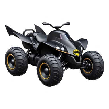 batmobile atv quad sticker