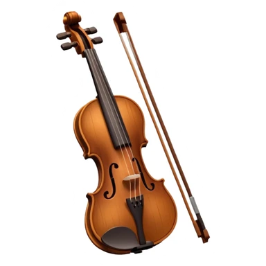 Violin with arms, legs, sad face and crying tears sticker