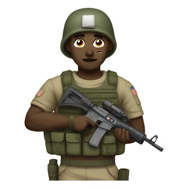 wounded soldier sticker