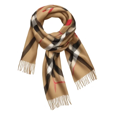 Burberry scarf  sticker