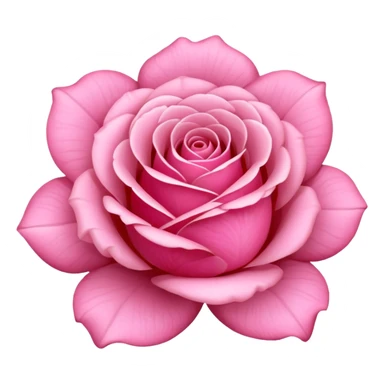 Vytvoris mi prosim zuvou emoji ruzi jen kvet? Bez toho velkeho okvetniho listku kolem sticker