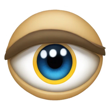 Tweaking eye sticker