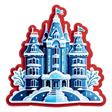 Eis Schloss Hotel sticker
