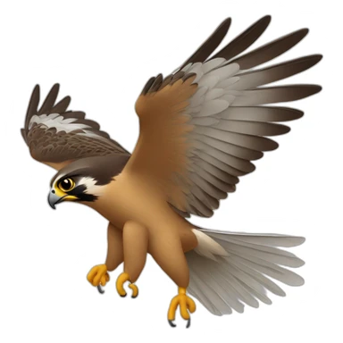 milleniun falcon flying sticker