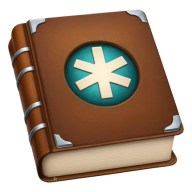 make the book very large and very thick, like an old medical encyclopedia with dense pages. sticker