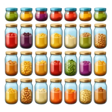 Foods in Jars sticker