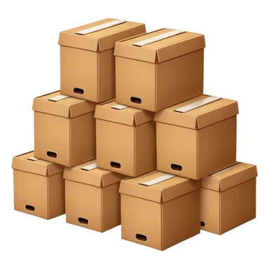 stack of many beer boxes sticker