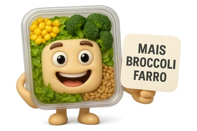 SU QUESTO STILE FAI UN EMOJI STILE IPHONE 3D DI UN INSALATA PRECONFEZIONATA DA SUPERMERCATO CON FOCUS SU ETICHETTA NUTRIZIONALE CON GLI INGREDIENTI IN ITALIANO TIPO: MAIS, BROCCOLI, FARRO, ACCANTO ALL'INSALATA CHE HA IN MANO C'è UN FOCUS SULL'ETICHETTA CON GLI INGREDIENTI SCRITTI, FALLO MOLTO REALISTICO IN 3D sticker