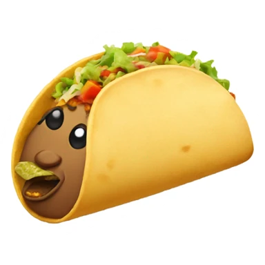 Taco with a blunt sticker