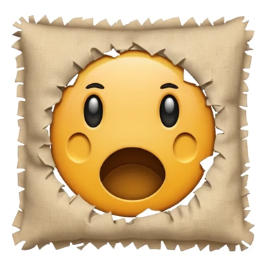 broken fabric sticker