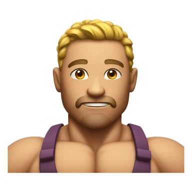 strong muscle sticker