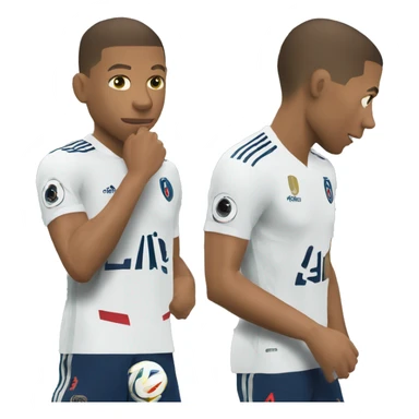 Mbappe qui souleve la ldc sticker