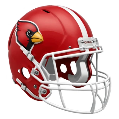 cardinal college football helmets in this color sticker