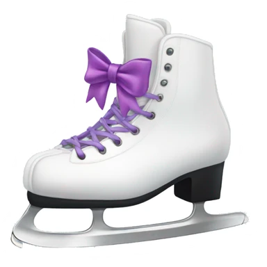 Ice skates with bows  sticker