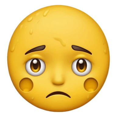 Disappointed yellow emojiDisappointed sticker