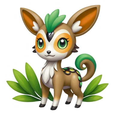 Meloetta-Skiddo-Pokémon-Fakémon-creature sticker