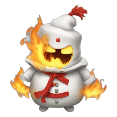 Bonhomme de feu sticker