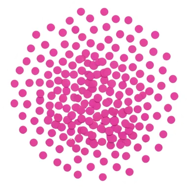 pink confetti icon sticker