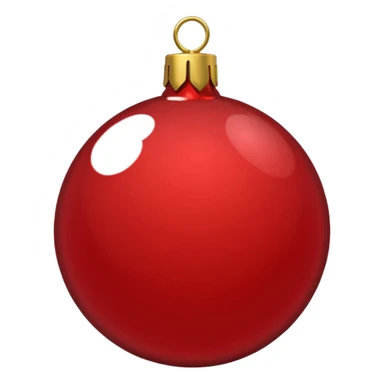 A Red Ornament sticker